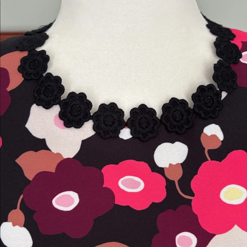 NWT Kate Spade Blooming Mikado Fit and Flare Midi Dress Size 6 Vibrant Floral
